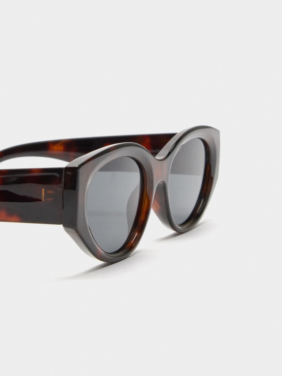 Gafas De Sol Cat Eye marron