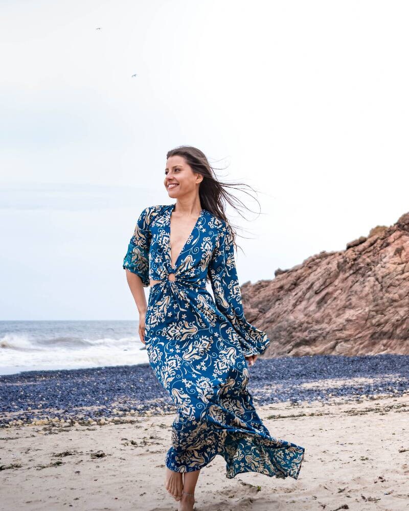 ALBA DRESS AZUL PRINT