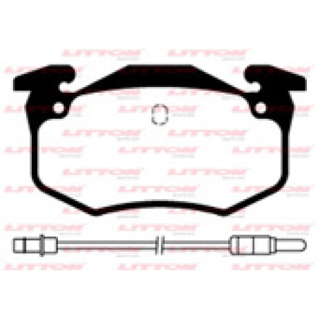 PASTILLAS DE FRENO CITROEN - PEUGEOT CITROEN BX = 05P.231 LITTON PASTILLAS DE FRENO CITROEN - PEUGEOT CITROEN BX = 05P.231 LITTON