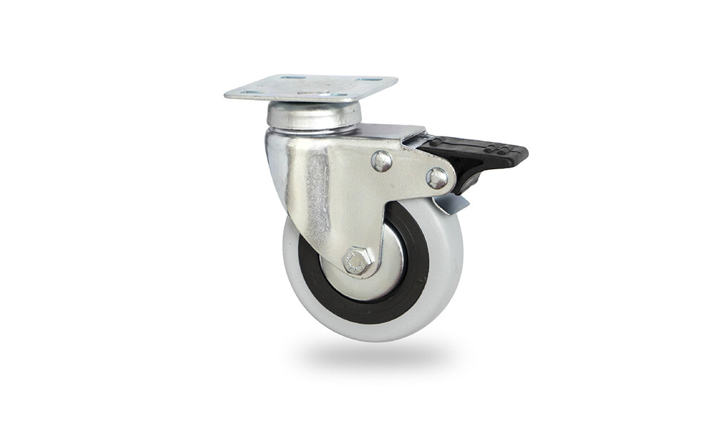 Rueda para mueble con freno IR 2711 Rueda Para Mueble Con Freno Ir 2711
