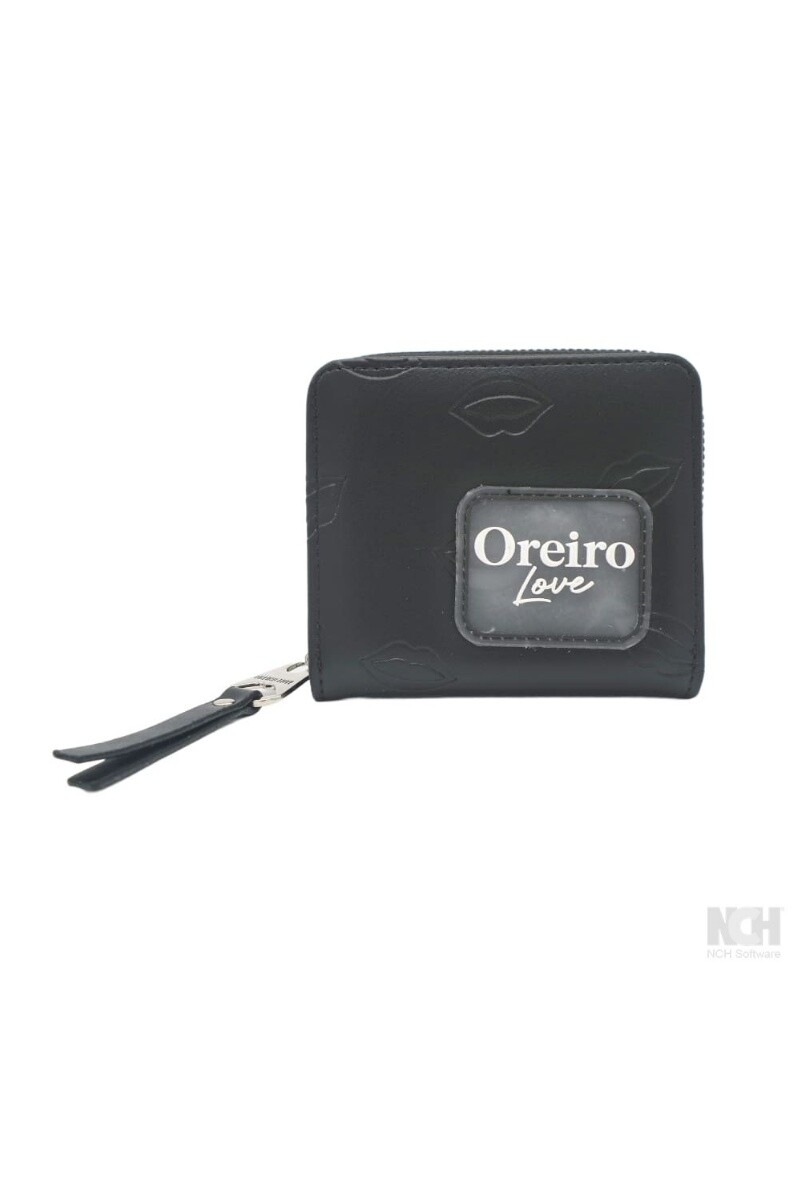 Billetera Las Oreiro - Negro 