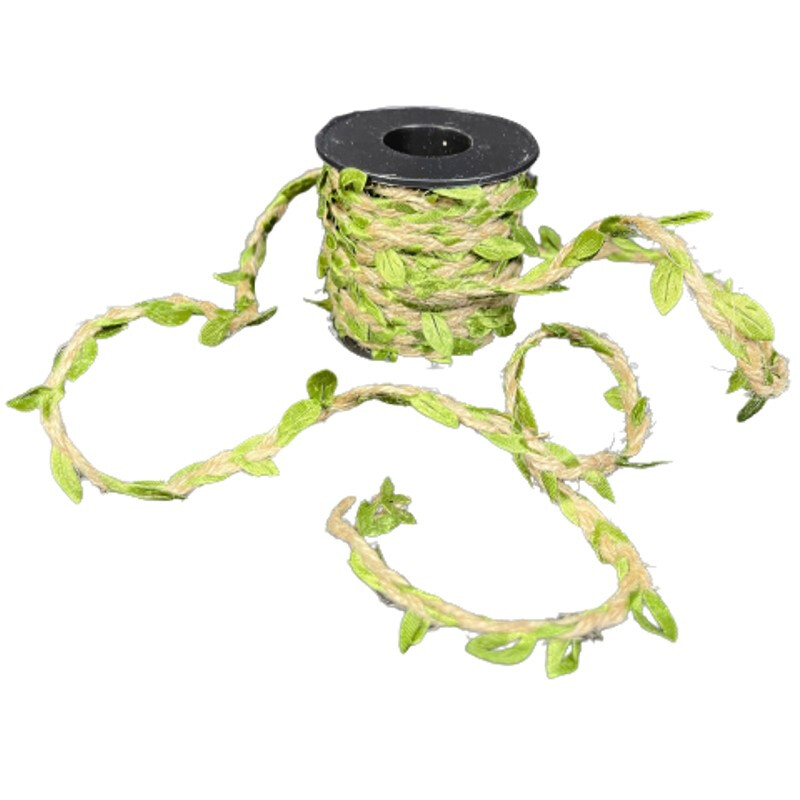 Rollo de Hilo de Yute con Hojas Rollo de Hilo de Yute con Hojas