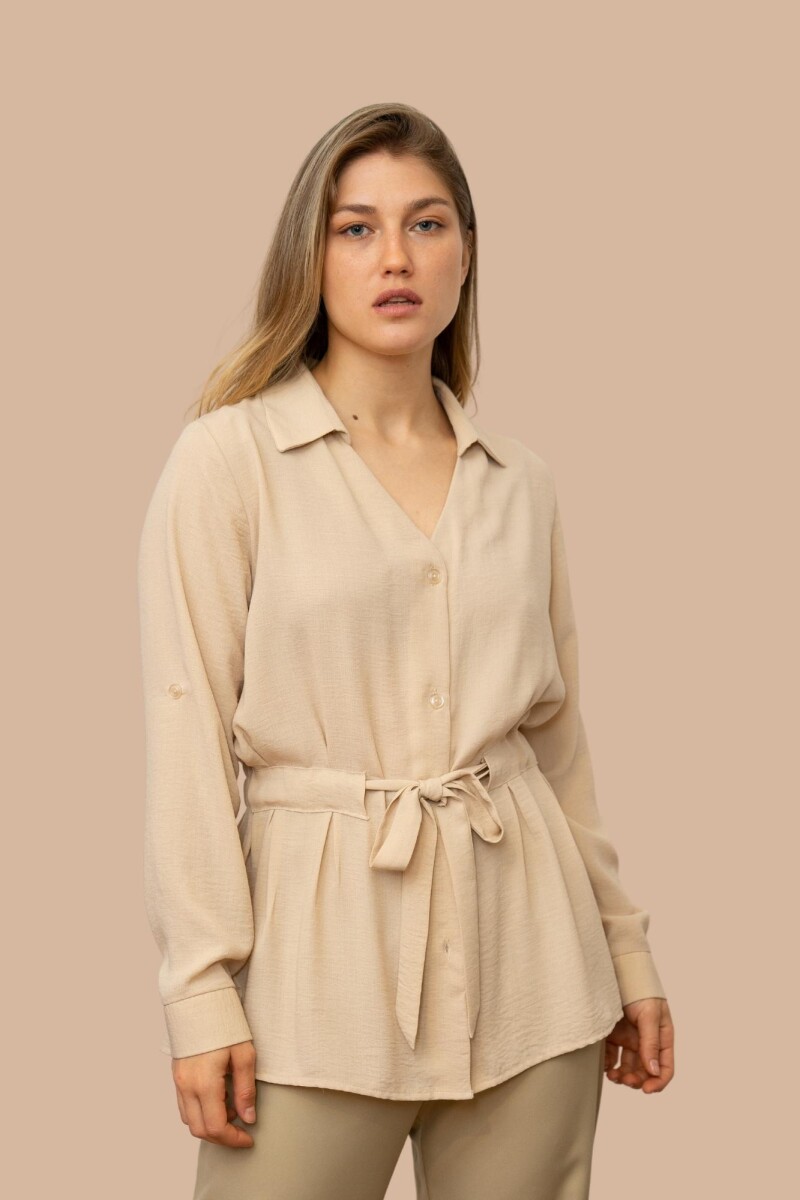 CAMISA VIRGINIA - Beige 