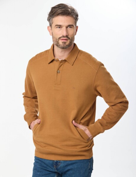 POLO DE FELPA Mostaza