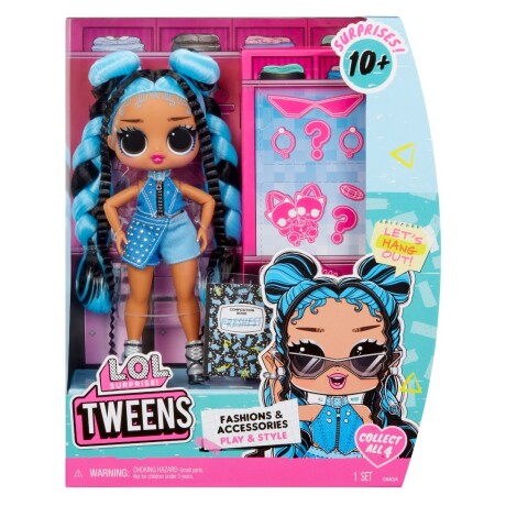 Muñeca Lol Surpise 542551 Opp Tweens AZUL-NEGRO