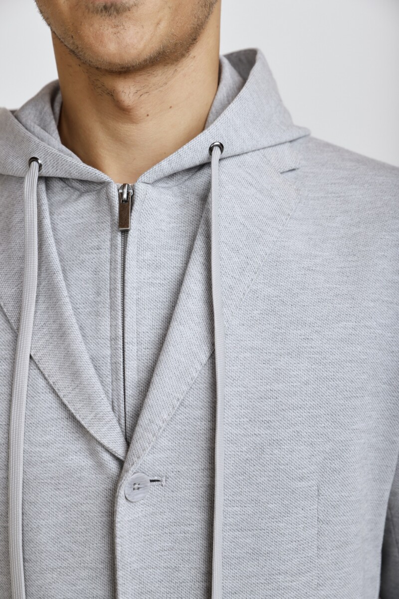 Blazer Boggiani Con Capucha GRIS