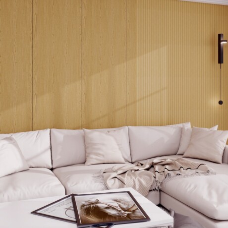 Revestimiento Wall Panel Ranurado Marron Claro Para Interior Revestimiento Wall Panel Ranurado Marron Claro Para Interior