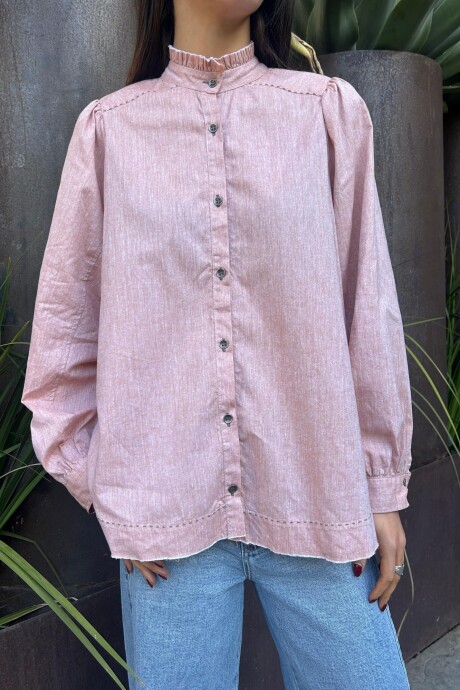 CAMISA DONNA Salmon