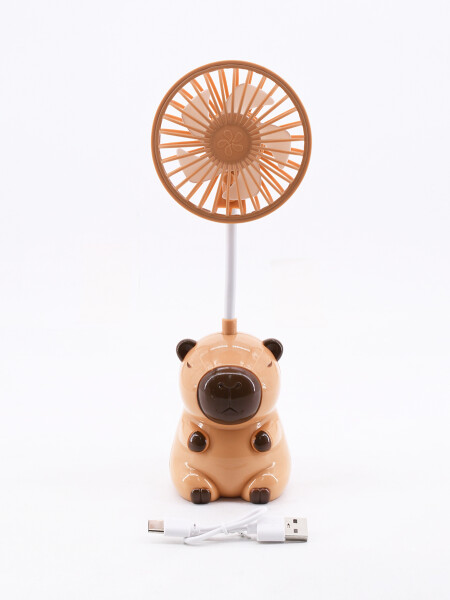 VENTILADOR CAPIBARA MARRON