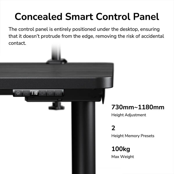 Esritorio Gamer Cougar Eléctrico E-odyssey Altura ESCRITORIO ELECTRICO COUGAR E-ODYSSEY