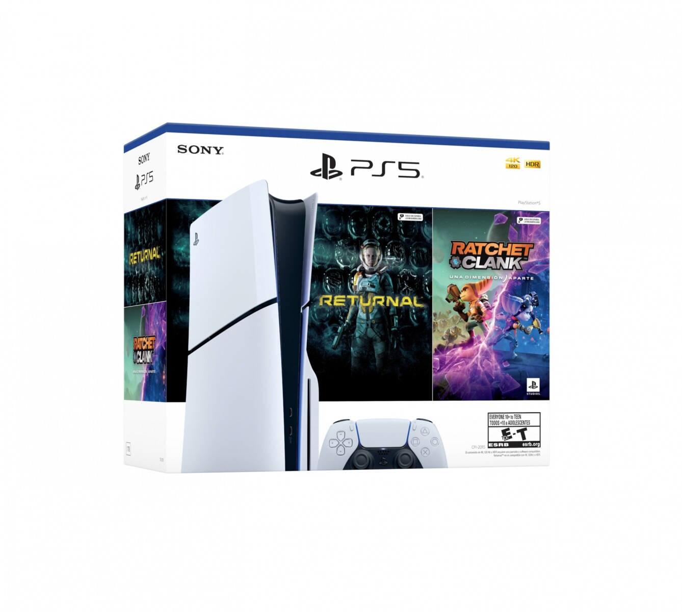 Consola Playstation 5 Slim 1tb Blu-ray + Juegos de regalo - Blanco 