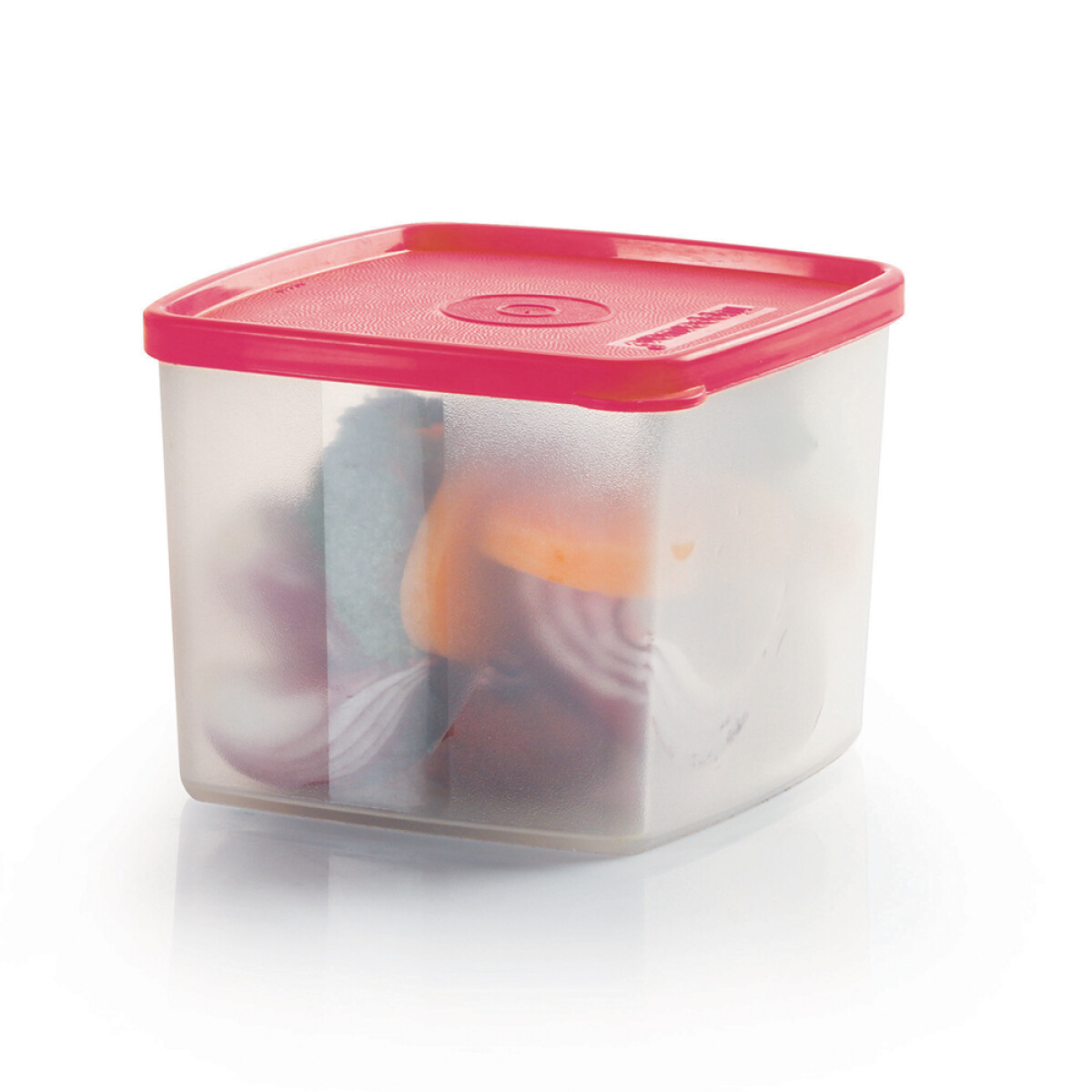 PRACTI REFRI TUPPERWARE 900 ML - TRASNPARENTE CORAL 