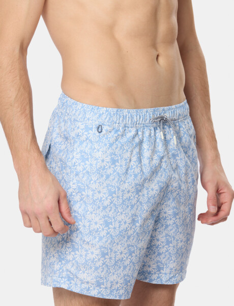SHORT DE BAÑO ESTAMPADO Piedra