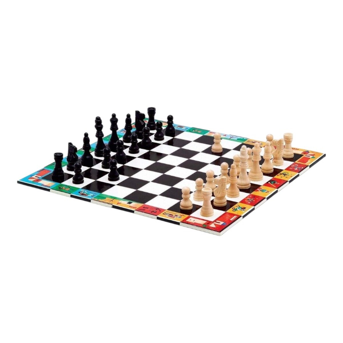 Juego Ajedrez y Damas 2 en 1 Djeco 