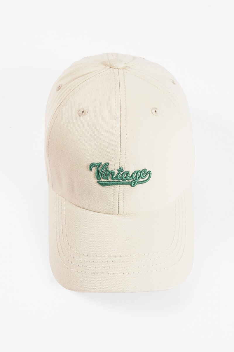 Cap vintage crudo