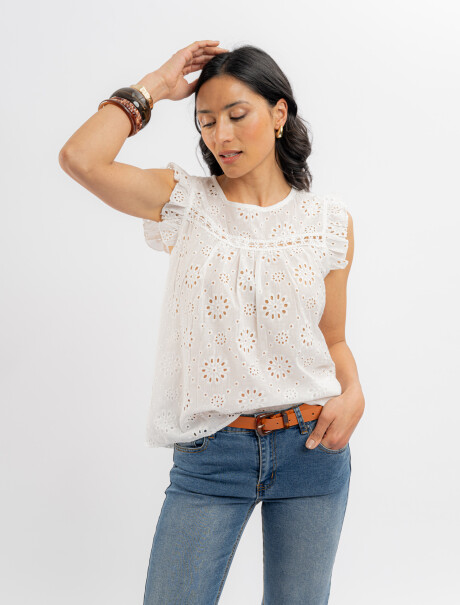 Blusa broderie Cira Blusa broderie Cira