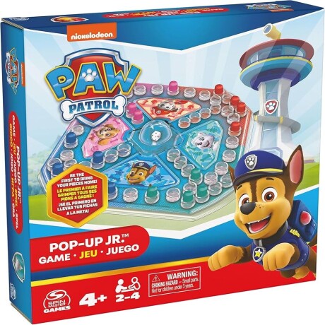 Juego De Mesa Ludo Paw Patrol Pop Up Junior Universo Binario 001
