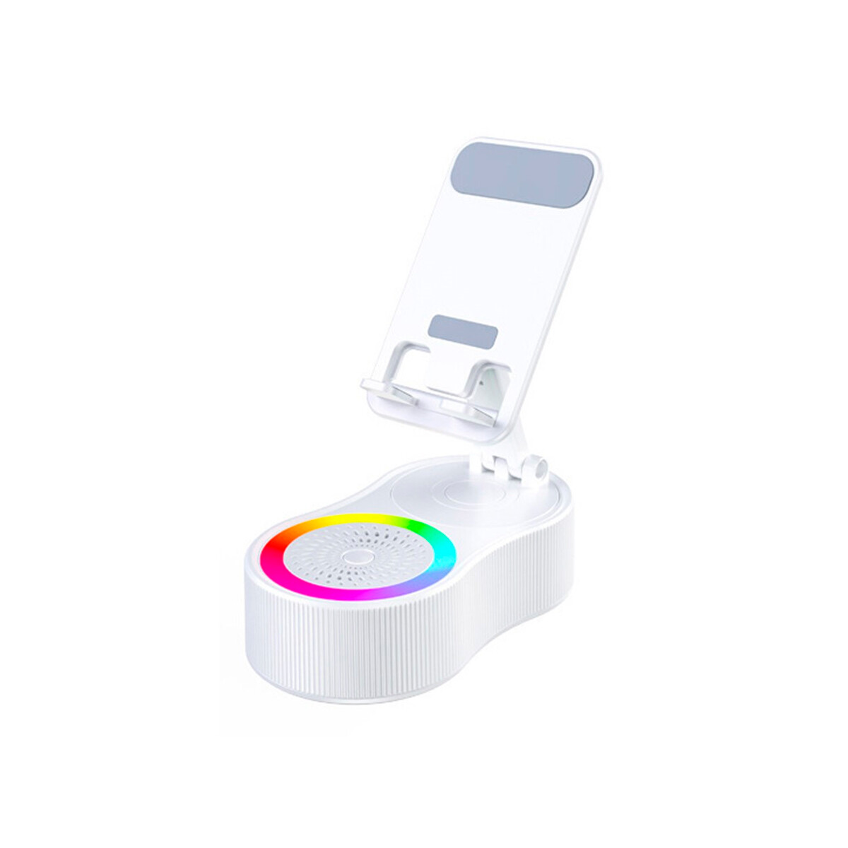 Soporte para escritorio 3 en 1 con parlante y power bank de 2000 mAh 