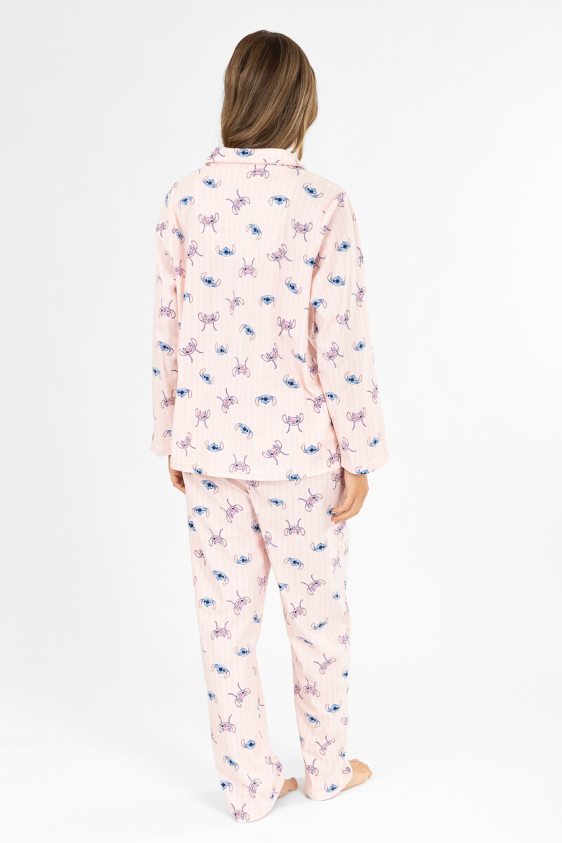 Pijama americano stitch angel Rosado