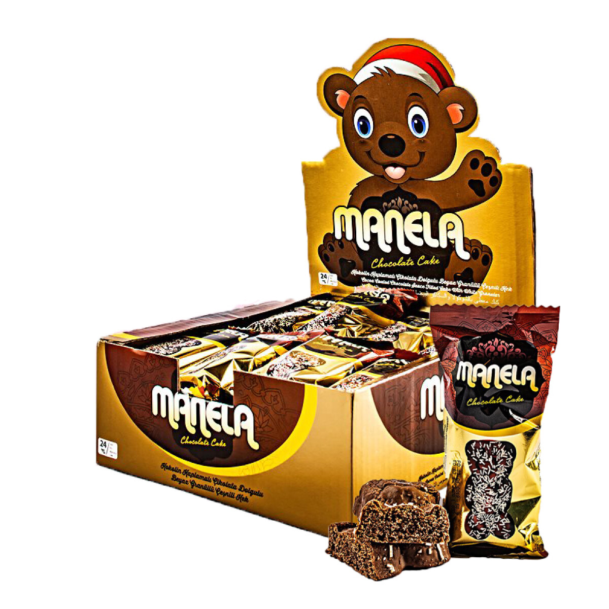 Oso Manela de Chocolate x 24 