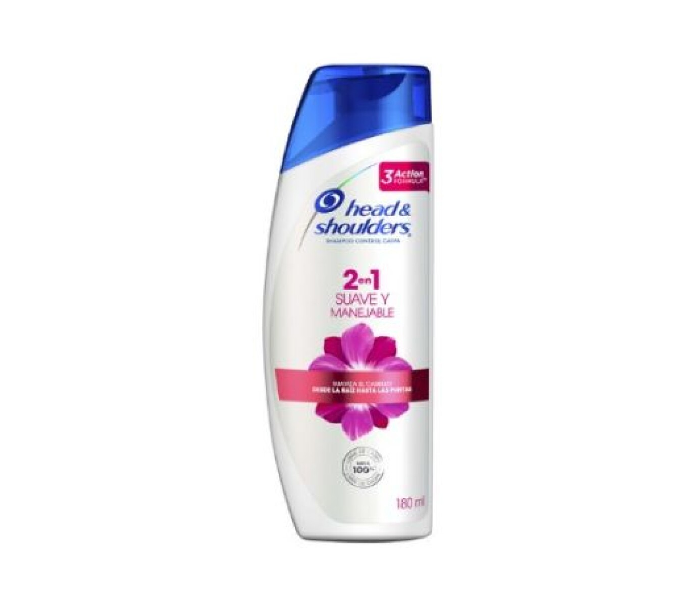 HEAD&SHOULDERS 2 EN 1 SUAVE MANEJABLE SHAMPOO 180ml 