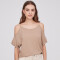 Remera Argosa Beige Oscuro