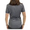Remera de Mujer Umbro Active Dama Gris Melange - Blanco