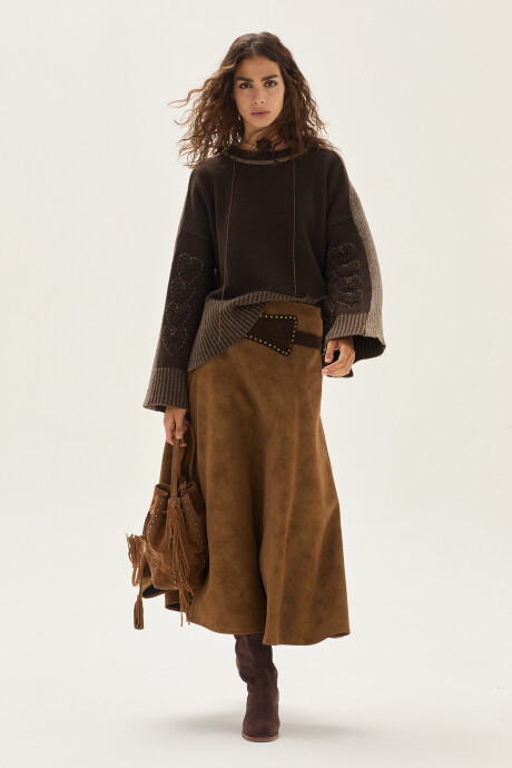 Sweater Cuore Chocolate