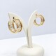 Aros con guarda griega Oro 18 Kt Aros con guarda griega Oro 18 Kt