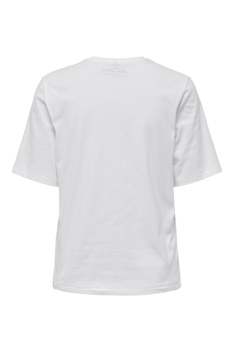 Camiseta Rolling Estampa Bright White