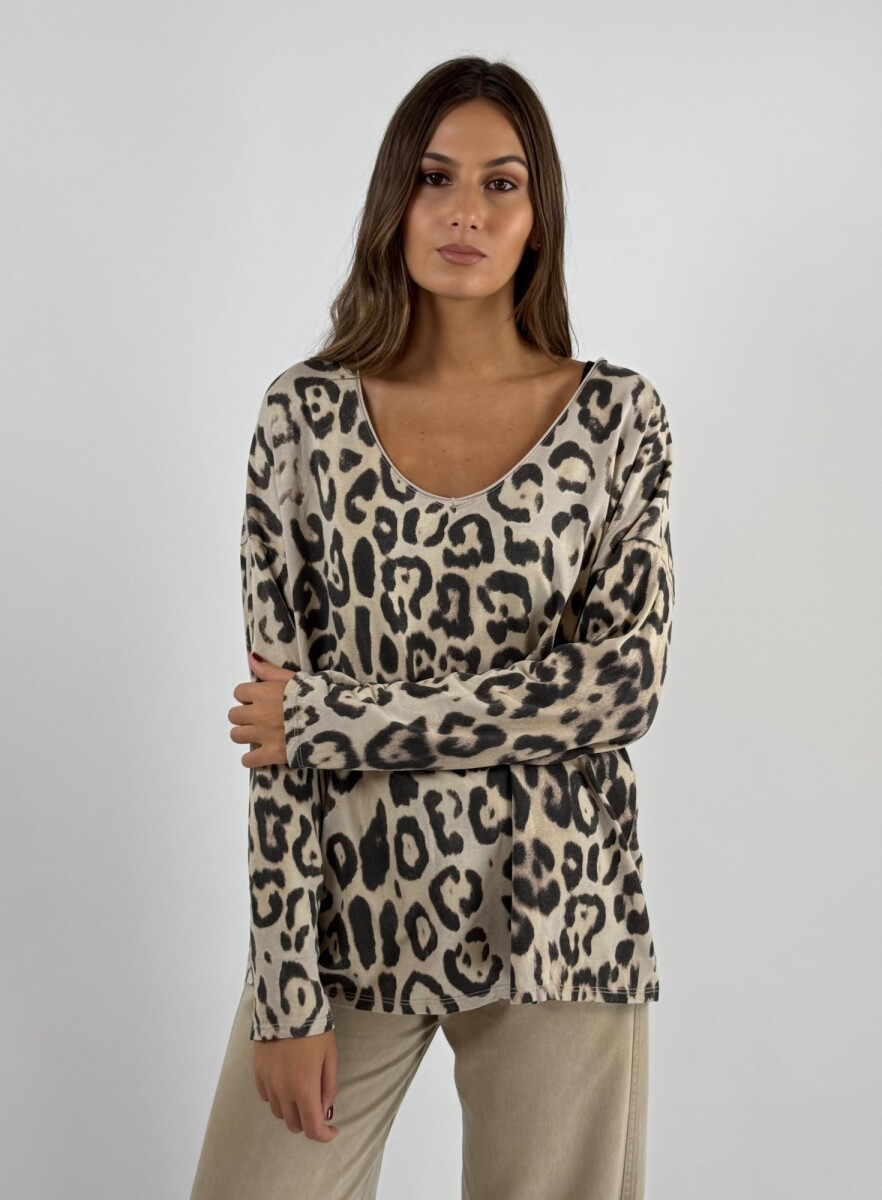 BLUSA SANTANA - BEIGE 