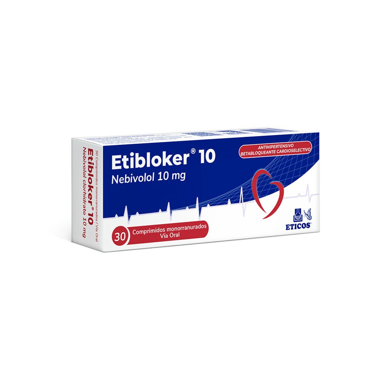 ETIBLOKER 10 MG. CJ X 30 COMP. 