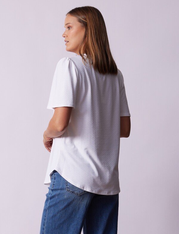 Blusa Piqué BLANCO