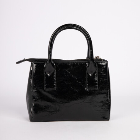 CARTERA MINI TOTE SHINY Negro