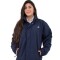 Campera Taslon Dama Azul