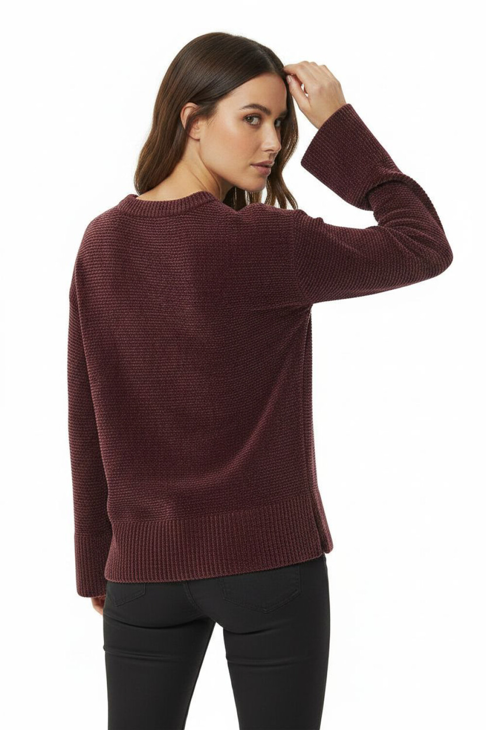 Sweater Brithos Cereza Oscuro