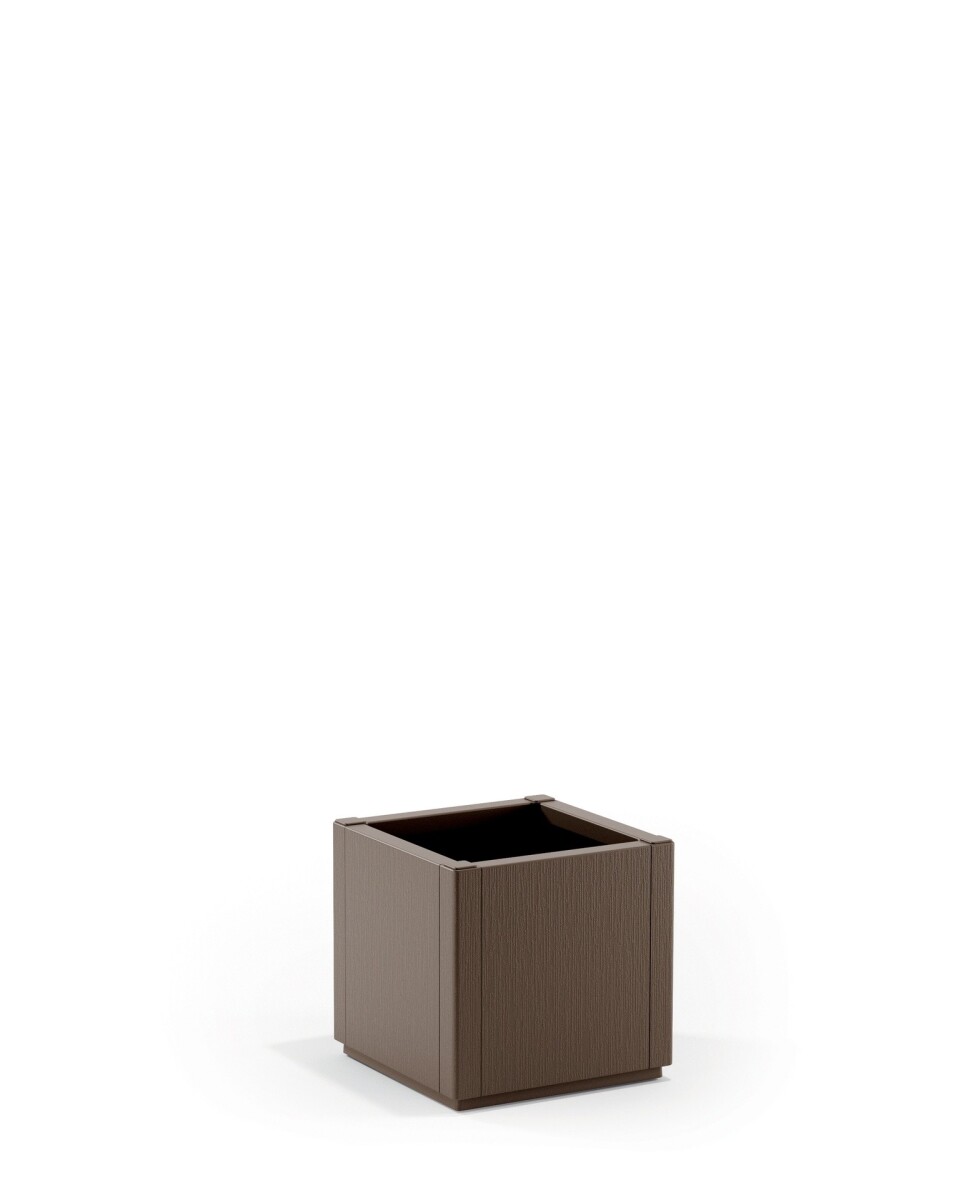 MACETA STEFANPLAST ETHICA QUADRA TORTORA 