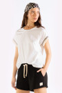 FRINGES TEE Cream