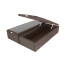 Box Baúl Bipartida Curvin King 178x198x44 Chocolate