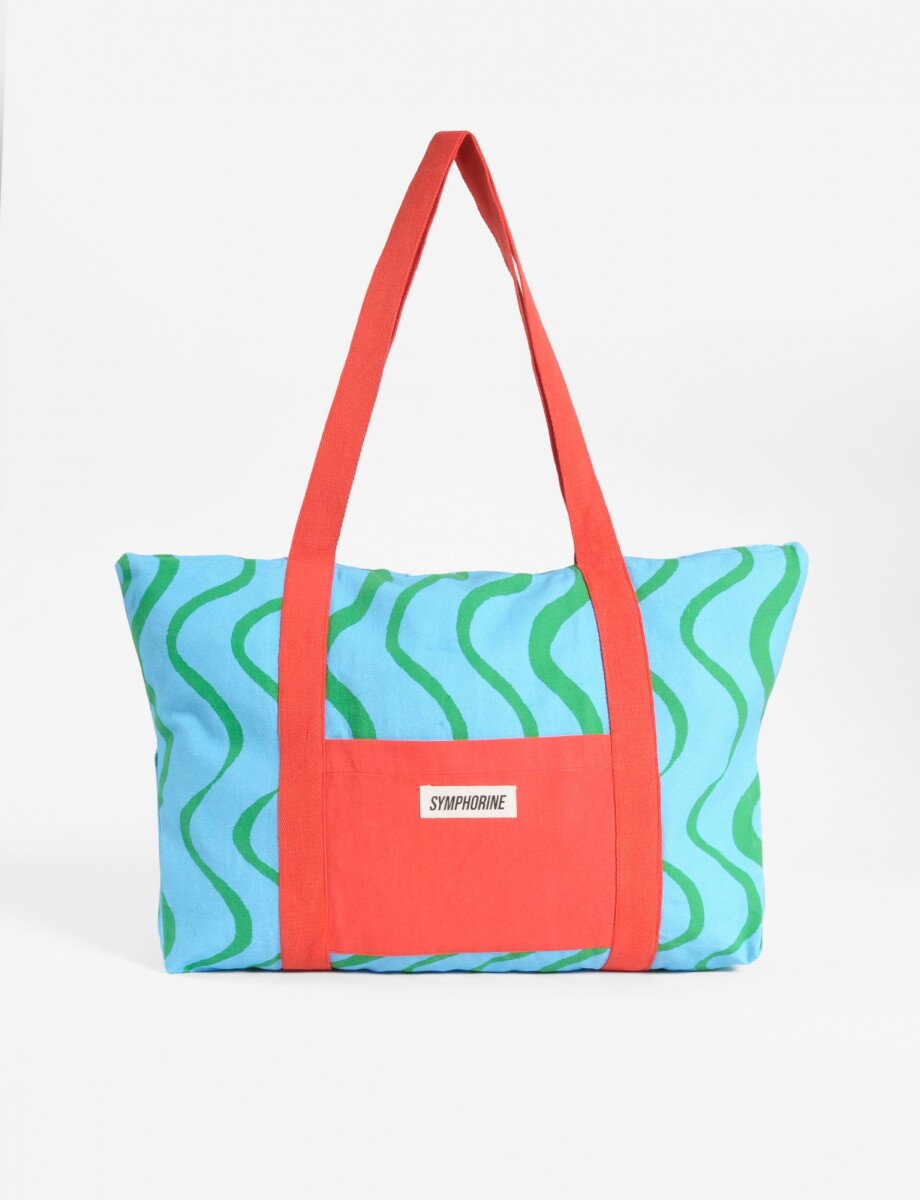 Bolsa Waves - azul 