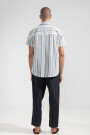 FEDE SHORT SLEEVE SHIRT STRIPE Blue