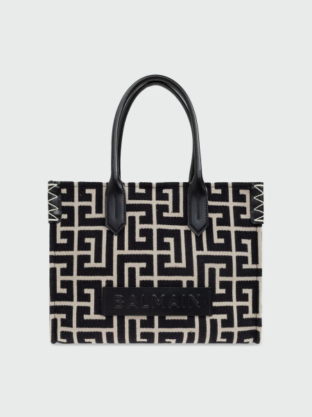BALMAIN - SMALL TOTE BAG MONOGRAMMED B-ARMY 0