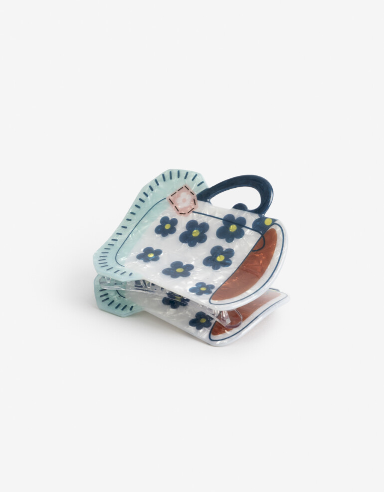 Broche Acrilico Broche Acrílico Taza De Té - Combinacion Multicolor