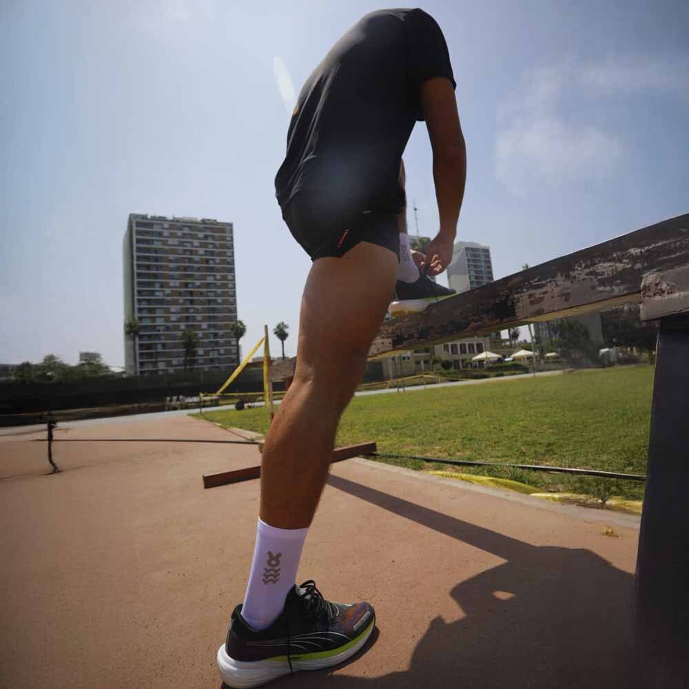 Medias Running Today is Runday Unisex Blanco