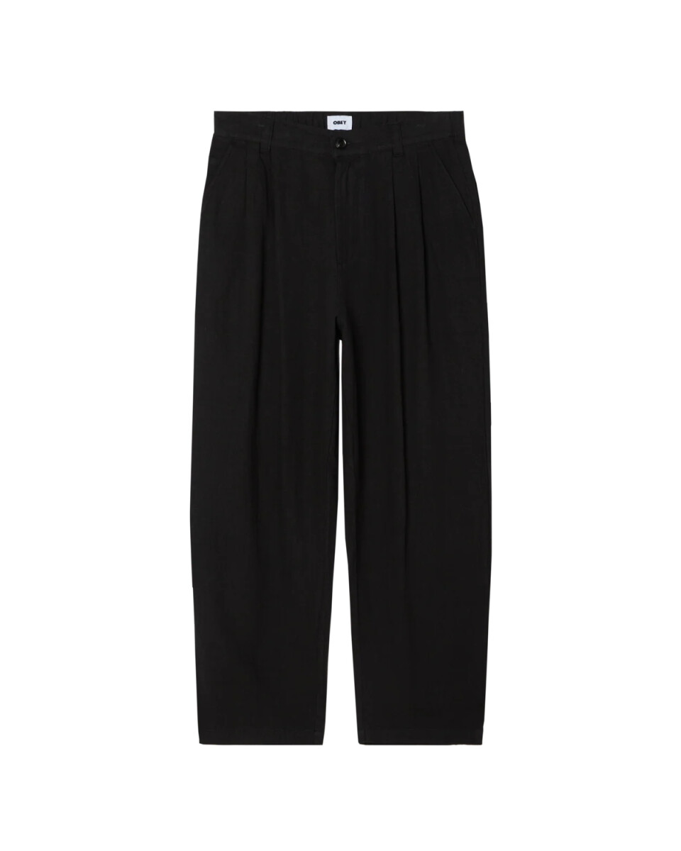 FOSTER PLEATED LINEN PANT 