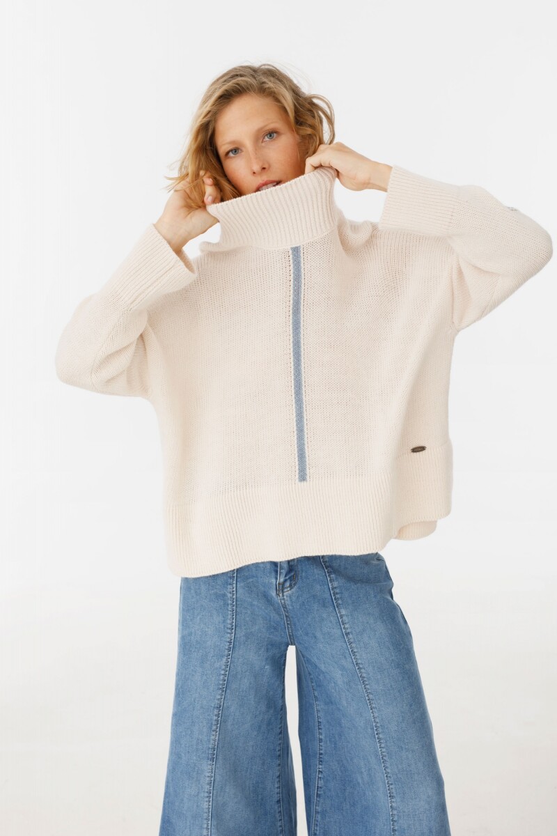 Sweater House - Celeste/Crudo 