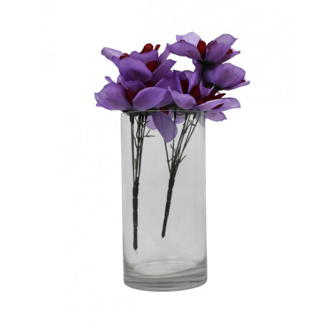 FLORERO VIDRIO CILINDRICO BASE GRUESA TRANSPARENTE 12X25CM 25747 FLORERO VIDRIO CILINDRICO BASE GRUESA TRANSPARENTE 12X25CM 25747