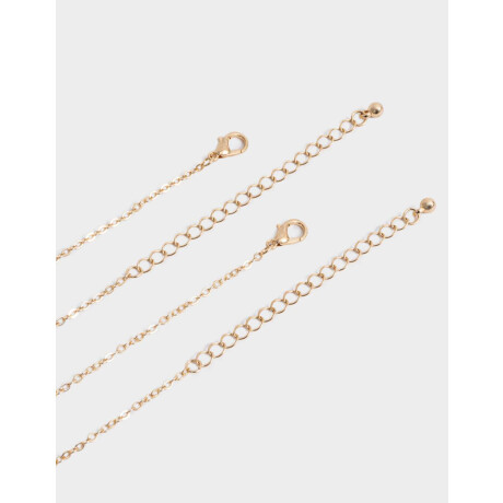 Collares Infantiles Con frutas Dorado