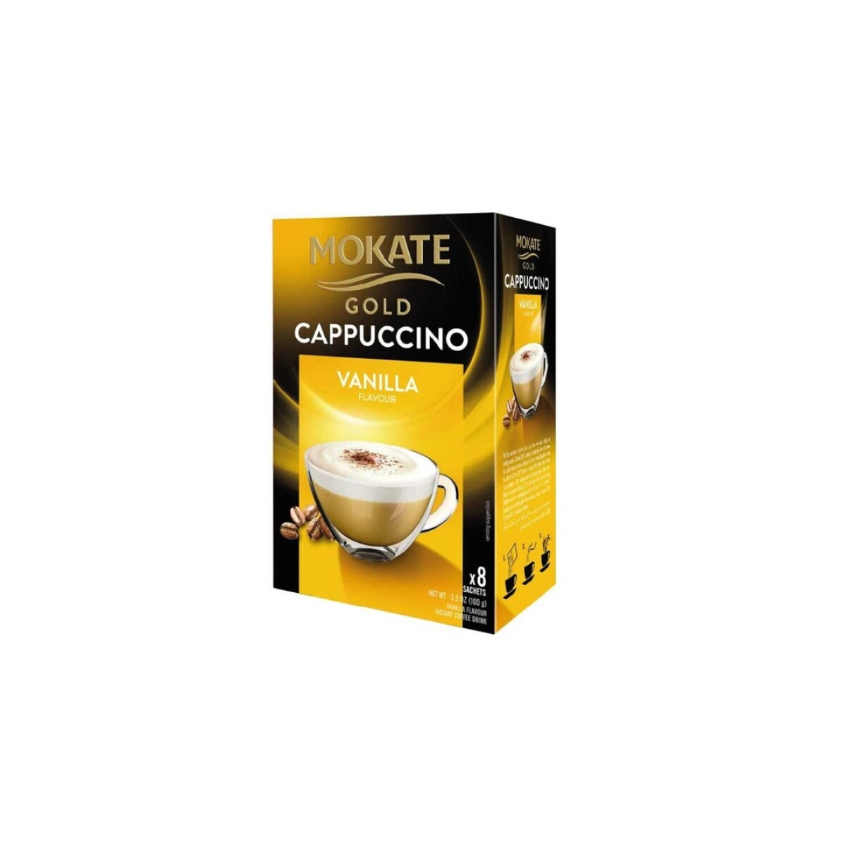 CAPPUCCINO MOKATE VAINILLA X8U 