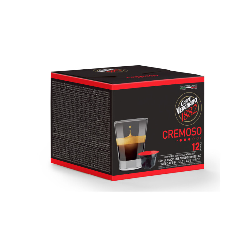 CAFE EN CAPSULAS CREMOSO VERGNANO COMPATIBLE DOLCE GUSTO- 12 CAPS Cafe En Capsulas Cremoso Vergnano Compatible Dolce Gusto- 12 Caps